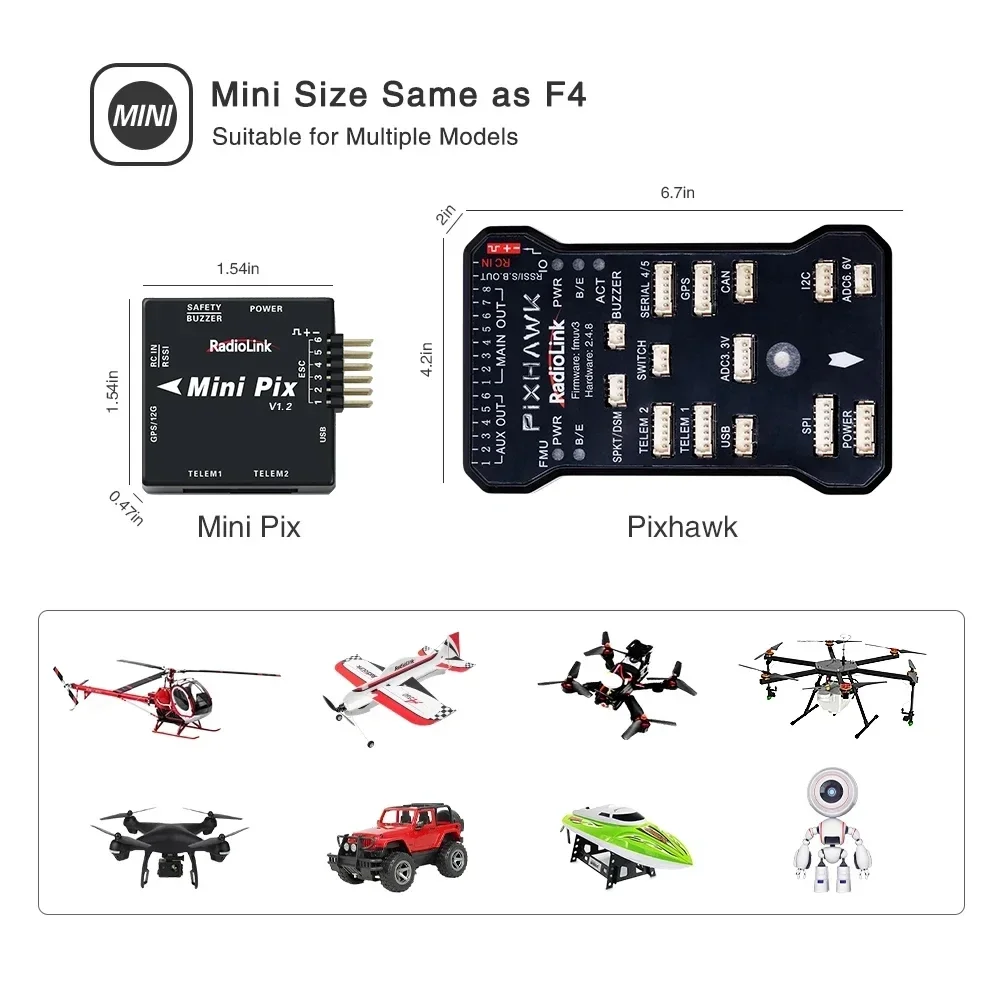 Radiolink New Mini PIX V1.2 Fl - Drone Power Distribution Board ulasan dan harga
