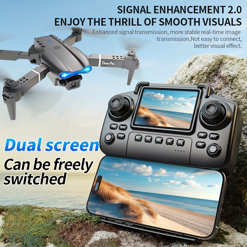 E99 PRO MAX Foldable Drone wit - Drone Propeller Guard ulasan dan harga